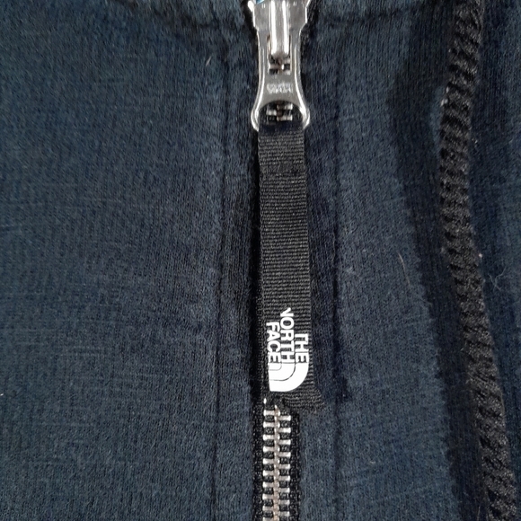 THE NORTH FACE Hoodie RARE Embroidered Size Medium black - Picture 5 of 13